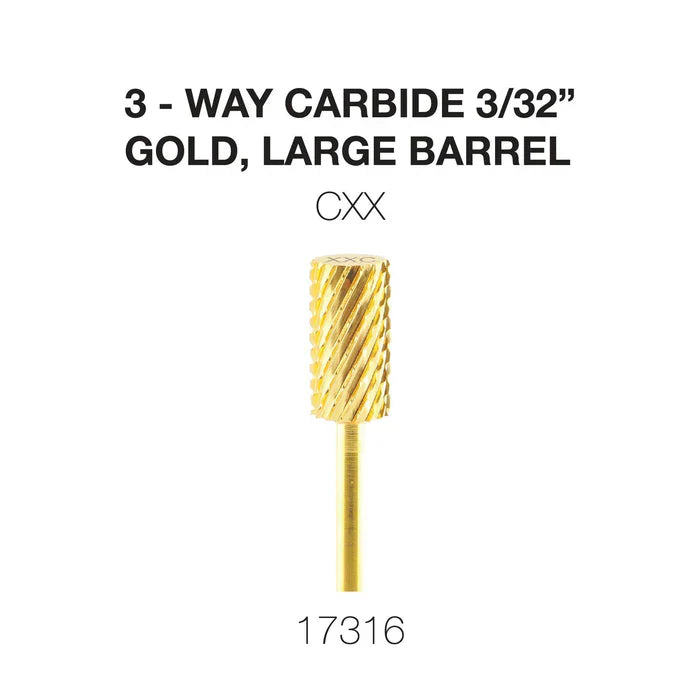Creation 3-Way Carbide Gold, Large Barrel 3/32" CXX