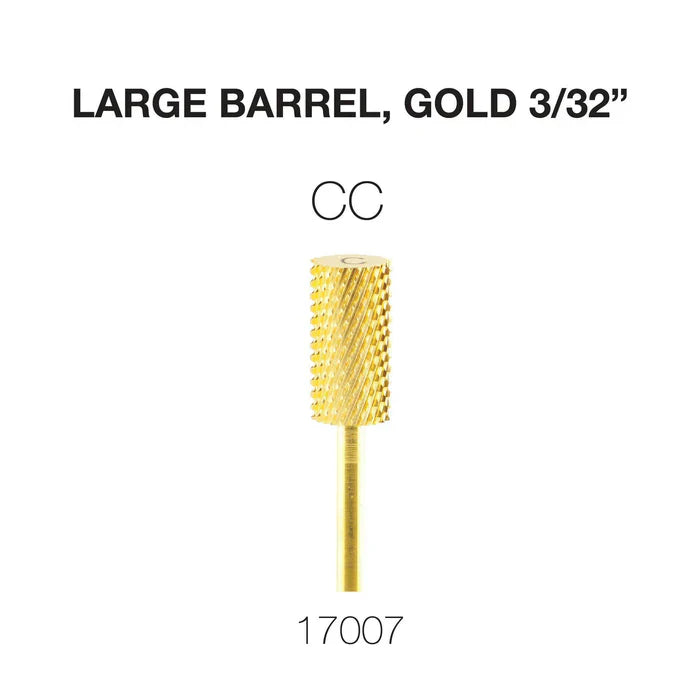 Creation Carbide Large Barrel, Gold 3/32" CC