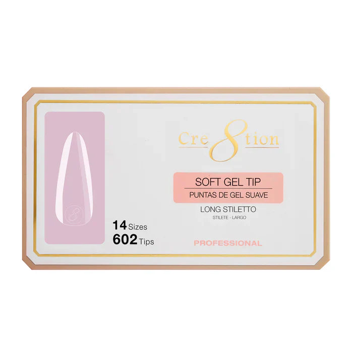 Creation Soft Gel Tip - STILETTO Long