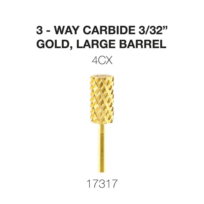 Creation 3-Way Carbide Gold, Large Barrel 3/32" 4CX