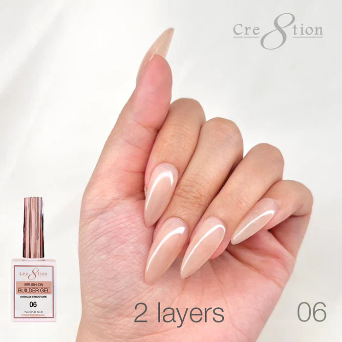 Creation Gel Collection - Overlay/ Brush on Builder 0.5oz 06
