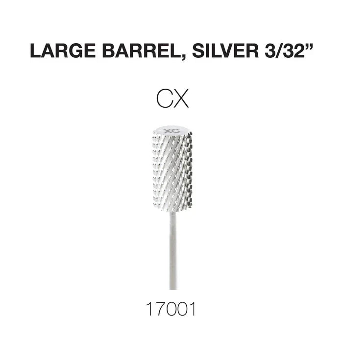 Creation Carbide Large Barrel, Silver 3/32" CX
