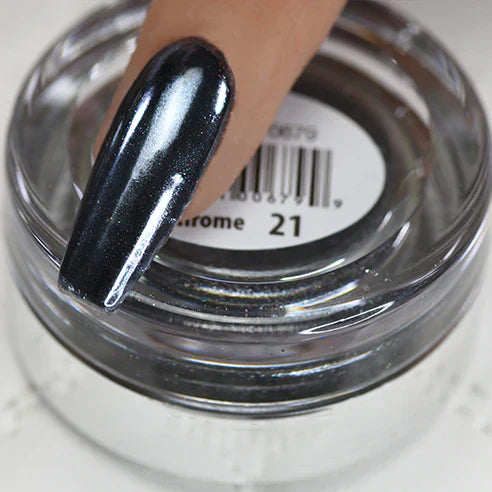Creation Chrome Nail Art Effect 1g - 21 Silver Black