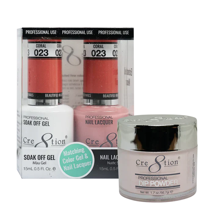 Creation Trio Matching Colors (3pc) - 023 Coral
