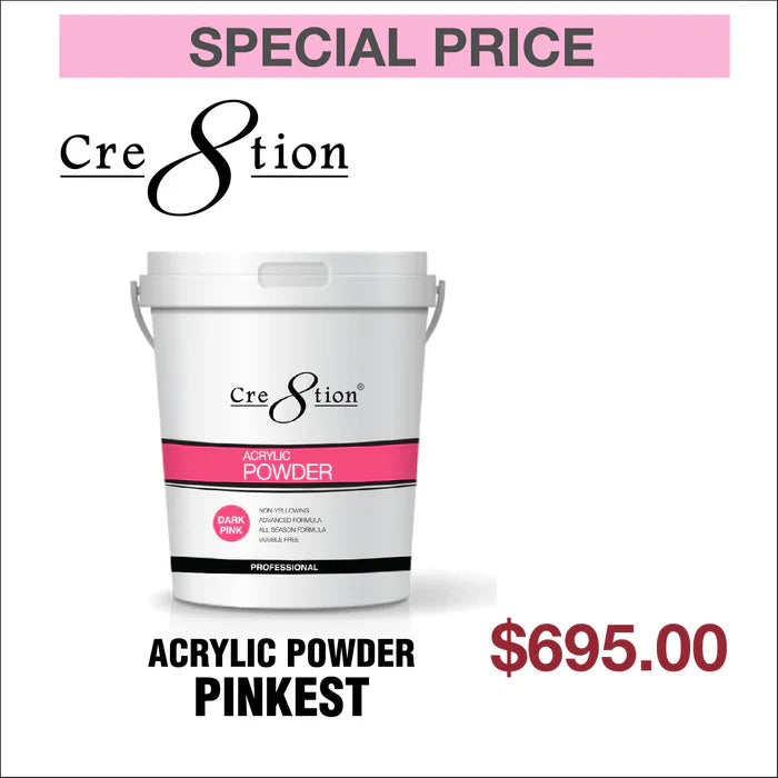 Creation Acrylic Powder Pinkest 25lbs