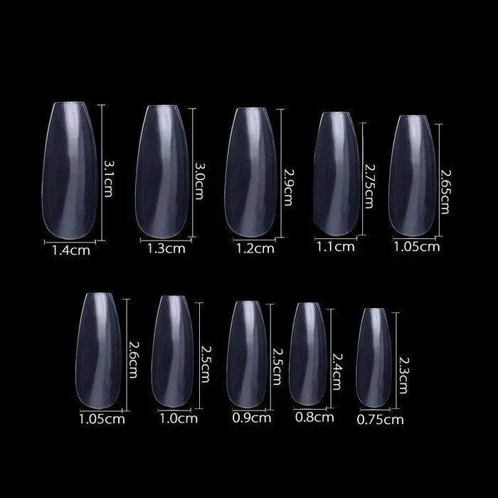 Creation Special Shape - 04 Medium Coffin 600 pcs./box Clear