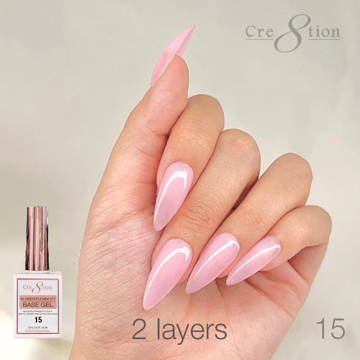 Creation Rubber/ Flexibility Base Gel 0.5oz 15