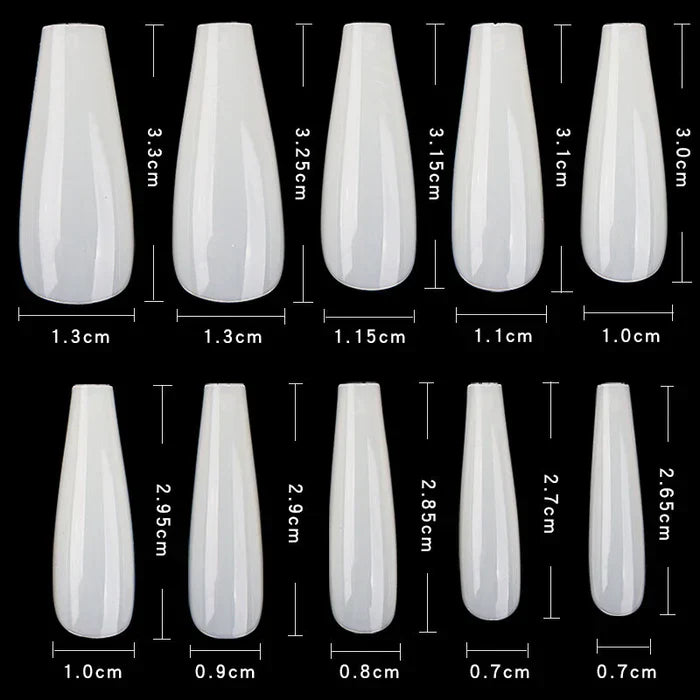 Creation Special Shape - 06 Long Coffin 600 pcs./box Clear