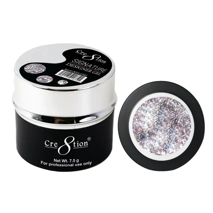Creation Signature Designer Gel 7.5 g - 0.26oz A04G Platinum Silver