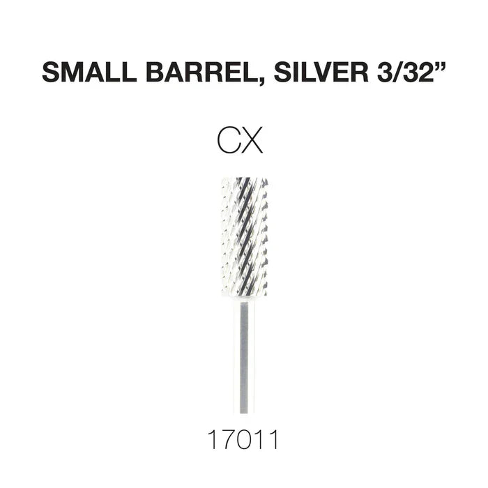 Creation Carbide Small Barrel, Silver 3/32" CX