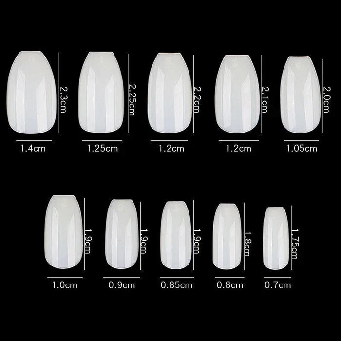 Creation Special Shape - 08 Short Coffin 500 pcs./box Natural