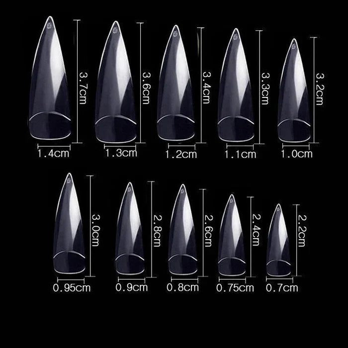 Creation Special Shape - 09 Super Curve Stellito 500 pcs./box Clear