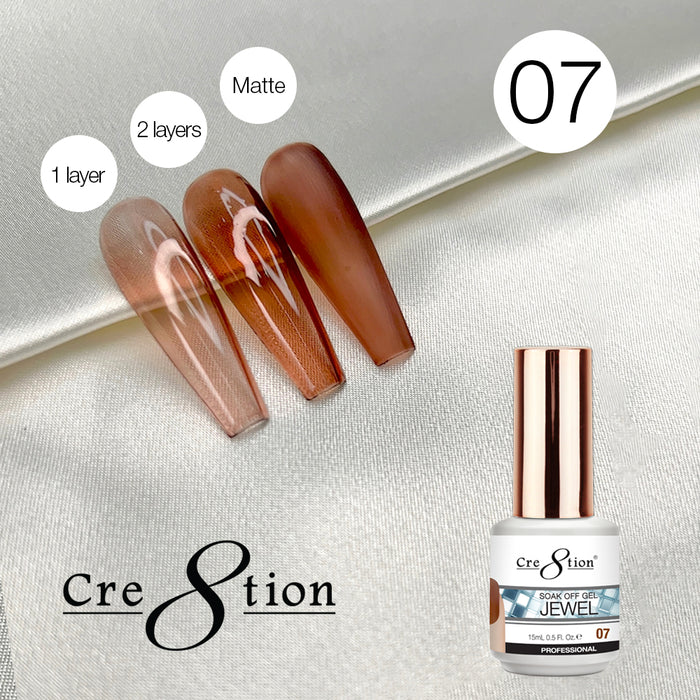 Creation Soak Off Gel 0.5oz G07 - Jewel Collection