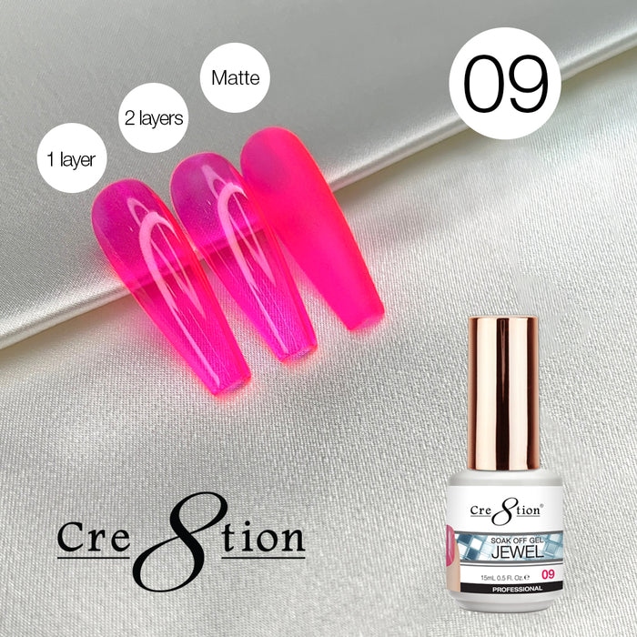 Creation Soak Off Gel 0.5oz G09 - Jewel Collection