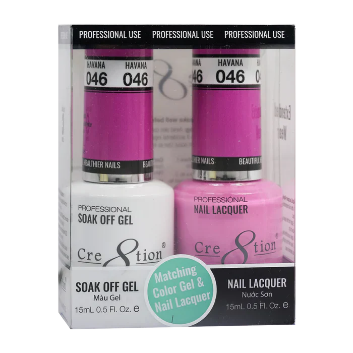Creation Soak Off Gel Matching Pair 0.5oz 046 DANCE FLOOR