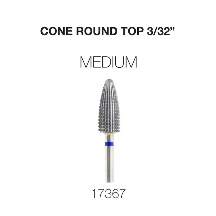 Creation Cone Round Top Nail Filing Bit 3/32" CM