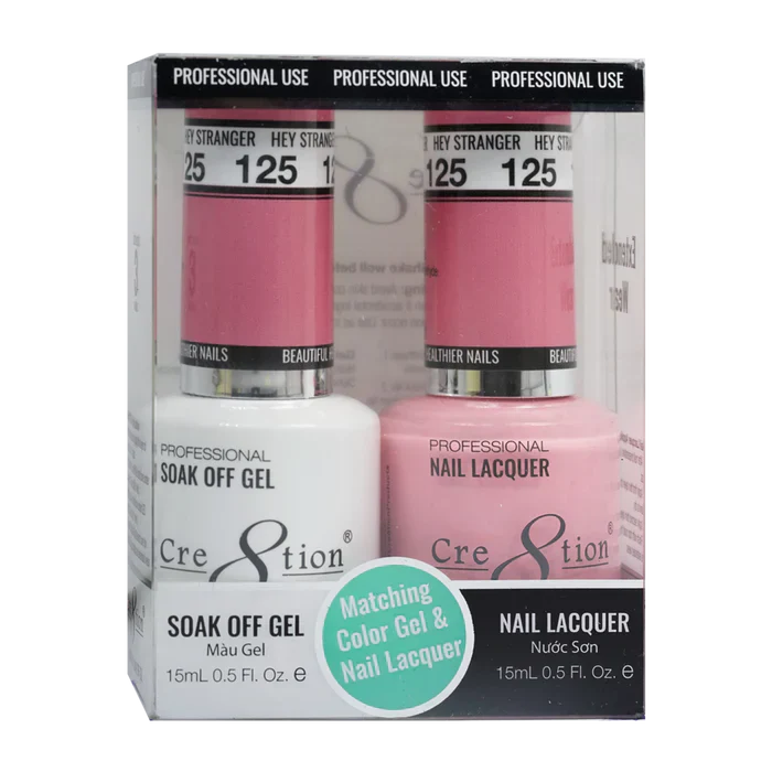 Creation Soak Off Gel Matching Pair 0.5oz 125 HEY STRANGER