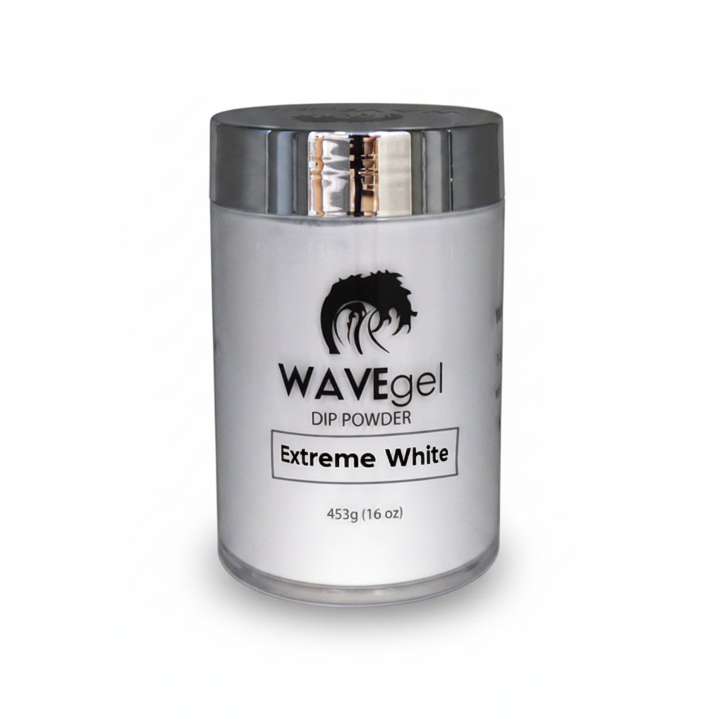 WAVE DIP & ACRYLIC POWDER - EXTREME WHITE 16OZ