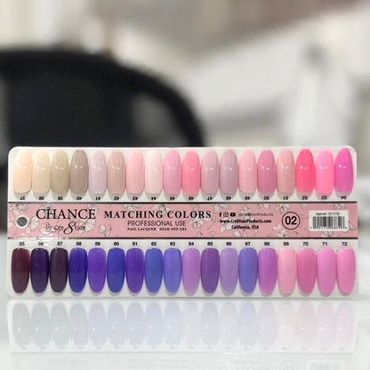 Chance Matching Duo 0.5oz - Tip 02 - 36 Colors ( #037 - #072 ) Pink & Purple Shades