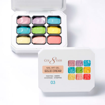 Creation Nail Art Gel - Solid Cream - 03