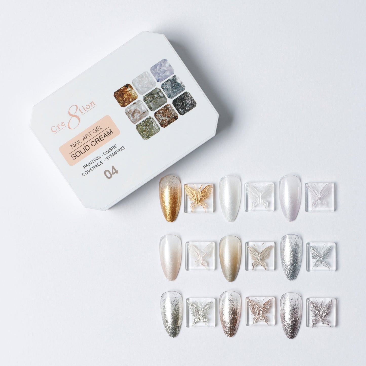 Creation Nail Art Gel - Solid Cream - 04