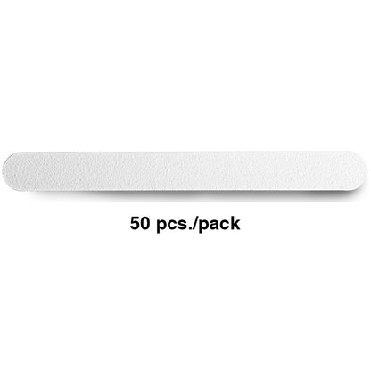 Cre8tion Nail File Wood Center White Grit (50 pcs./pack)