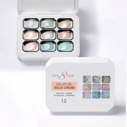 Creation Nail Art Gel - Solid Cream - 12