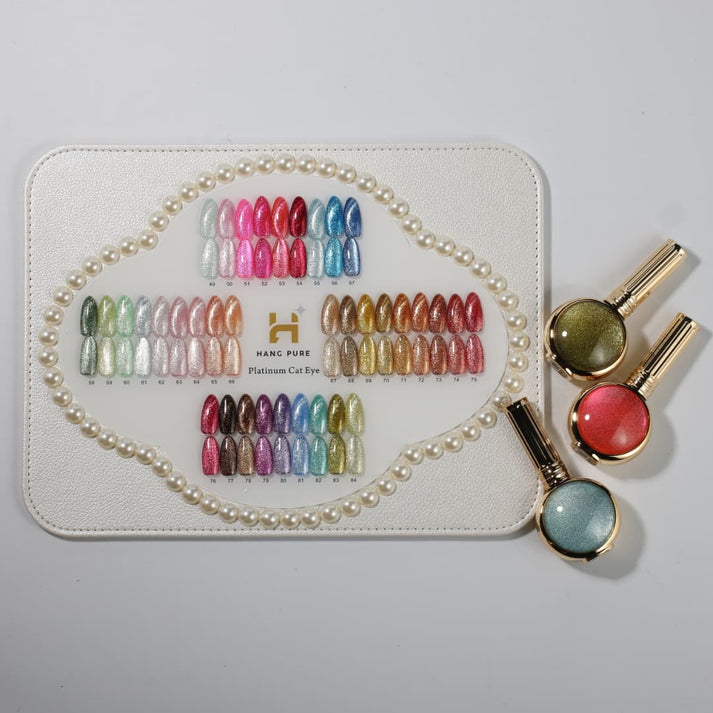 Platinum Cateye (Vali #2) 36 Colors ( #49 - #84 ) Premium 18ml Magnetic Gel Polish