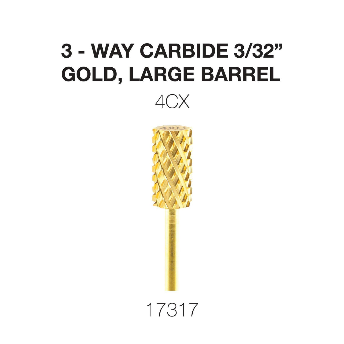 Creation 3 - Way Carbide Gold, Large Barrel 3/32"