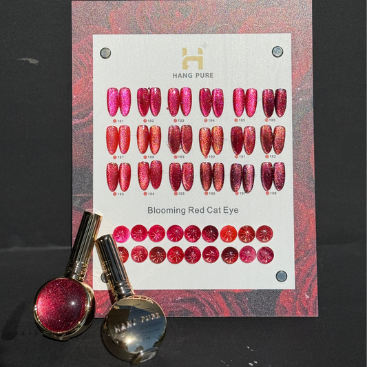 Blooming Red Cat Eye – 18 Colors (#181 - #198)