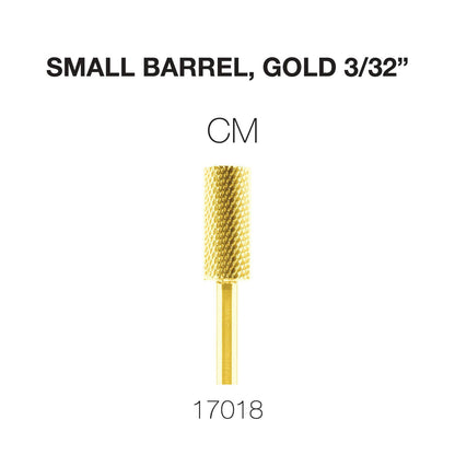 Cre8tion Carbide Small Barrel, Gold 3/32"