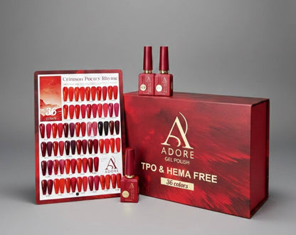 Adore Gel Polish - BUY 1 SET of 36 Colors Collection, GET 1 Nail Drill FREE