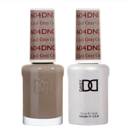 DND Gel & Polish Duo 604 Cool Gray