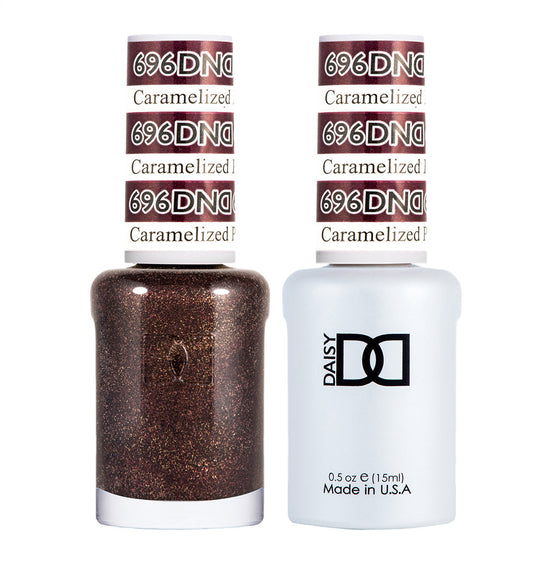 DND Gel & Polish Duo 696 Caramelized Plum