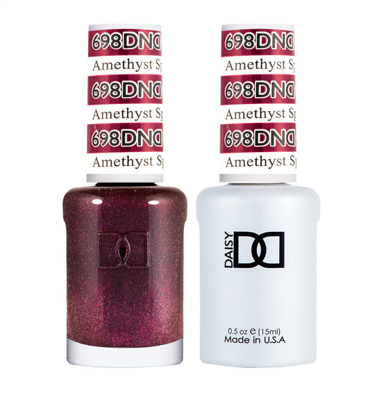 DND Gel & Polish Duo 698 Amethyst Sparkles