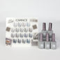 Chance Grey Portrait Collection 0.5oz - 18 Colors w/ 1 Counter Display, 3 Chance No Wipe Top Coat 0.5oz & 1 Cre8tion Crystal Chrome Nail Art