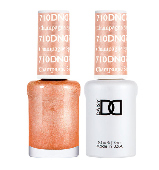 DND Gel & Polish Duo 710 Champagne Sparkles
