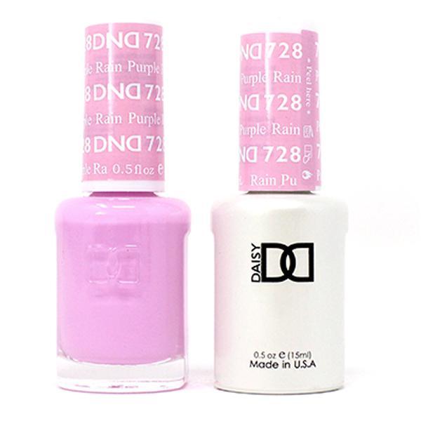 DND Gel & Polish Duo 728 Purple Rain