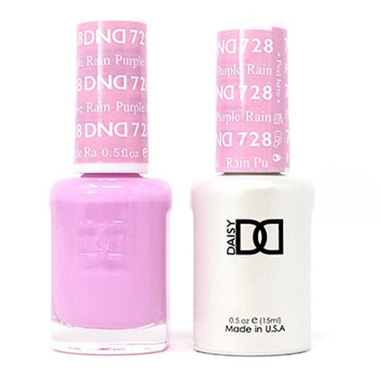 DND Gel & Polish Duo 728 Purple Rain