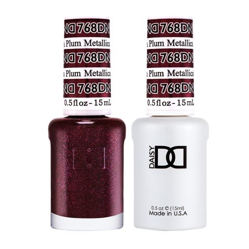 DND Gel & Polish Duo 768 Metallica Plum