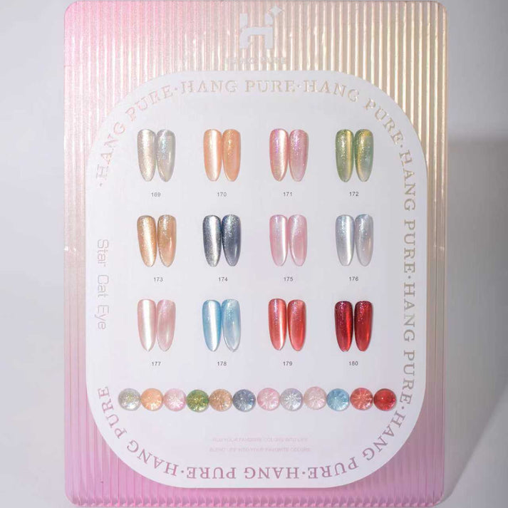Hang Pure Star Cat Eye Gel - 12 Colors ( #169 - #180 )