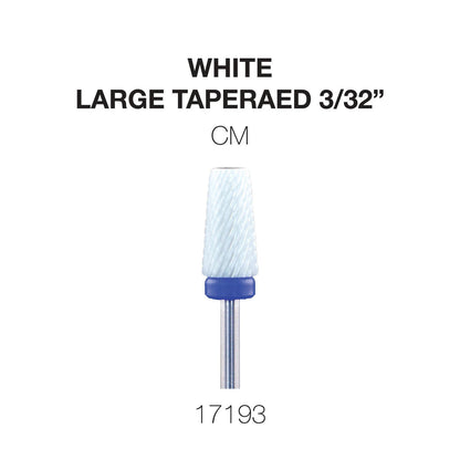 Cre8tion White Ceramic - Large Tapered - 3/32"