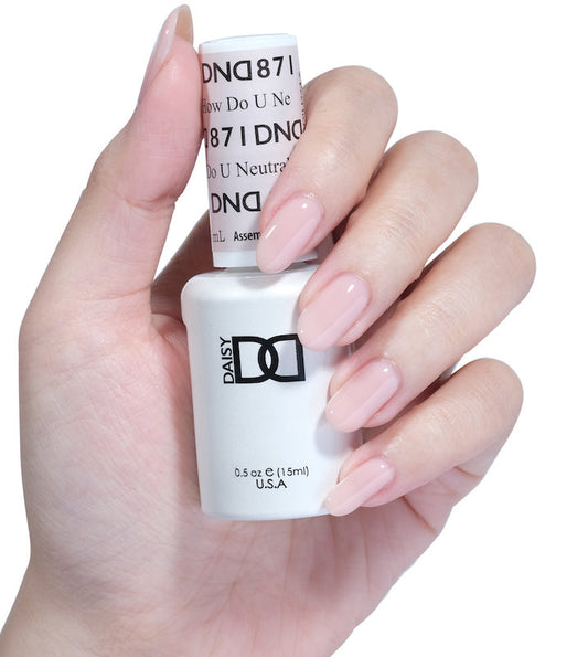 DND Gel & Polish Duo 871 How Do U Neutral?