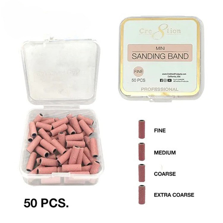 Cre8tion Mini Pink Sanding Band 50 pcs./box