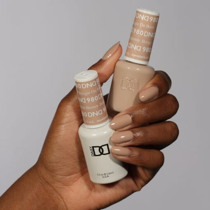 DND Gel & Polish Duo 980 Boogie On Brown
