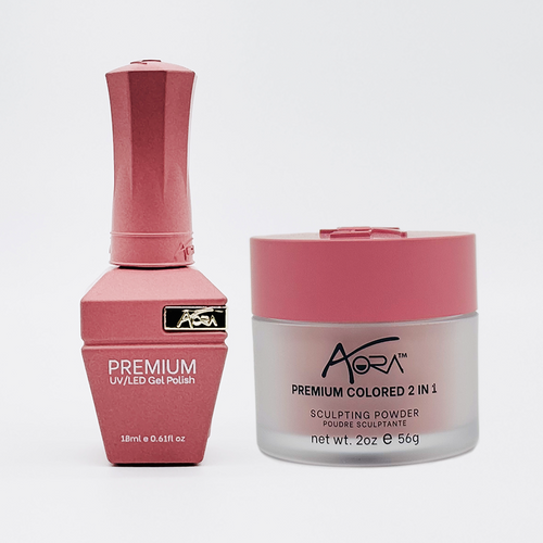 Aora 2in1   Gel + Dip Acrylic -#01 - Mauve Over