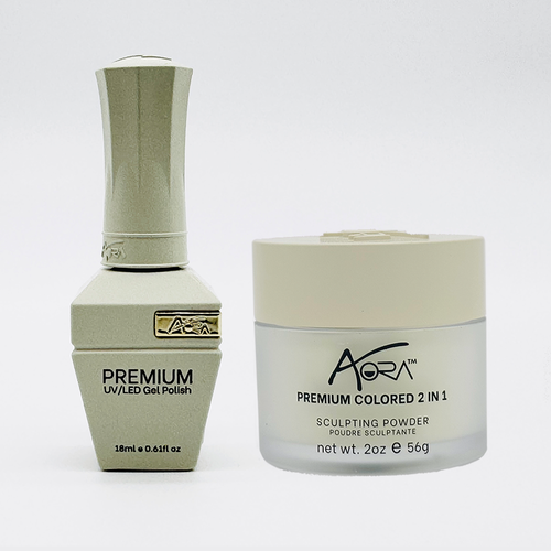Aora 2in1   Gel + Dip Acrylic -#09 - White Dove