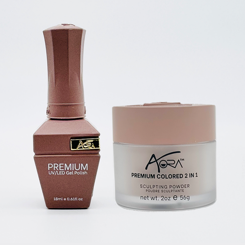 Aora 2in1   Gel + Dip Acrylic -#17 - Rosy Glow