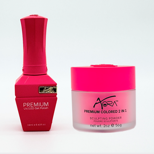 Aora 2in1   Gel + Dip Acrylic -#24 - Hot N Ready