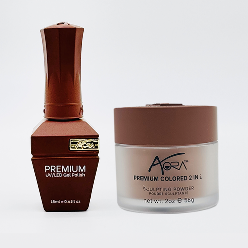 Aora 2in1   Gel + Dip Acrylic -#59 Brown is Beautiful